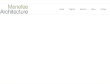 Tablet Screenshot of menefeearchitecture.com